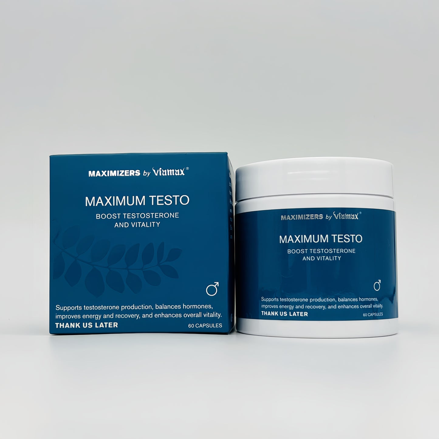Viamax Maximum Testo capsules – men’s supplement supporting testosterone and energy metabolism