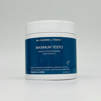 Viamax Maximum Testo – dietary supplement for men, 60 vegetarian capsules