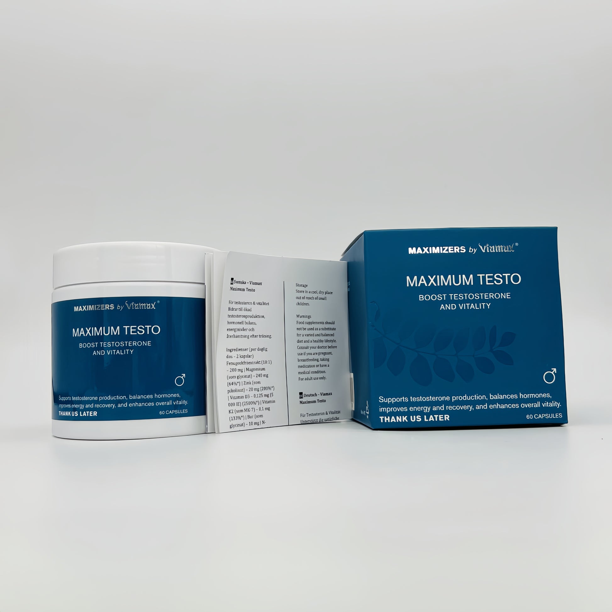 Viamax Maximum Testo – plant-based dietary supplement for men’s wellbeing