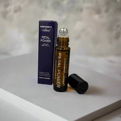 petal power - Viamax Perfume Oil – long-lasting roll-on fragrance, 10 ml