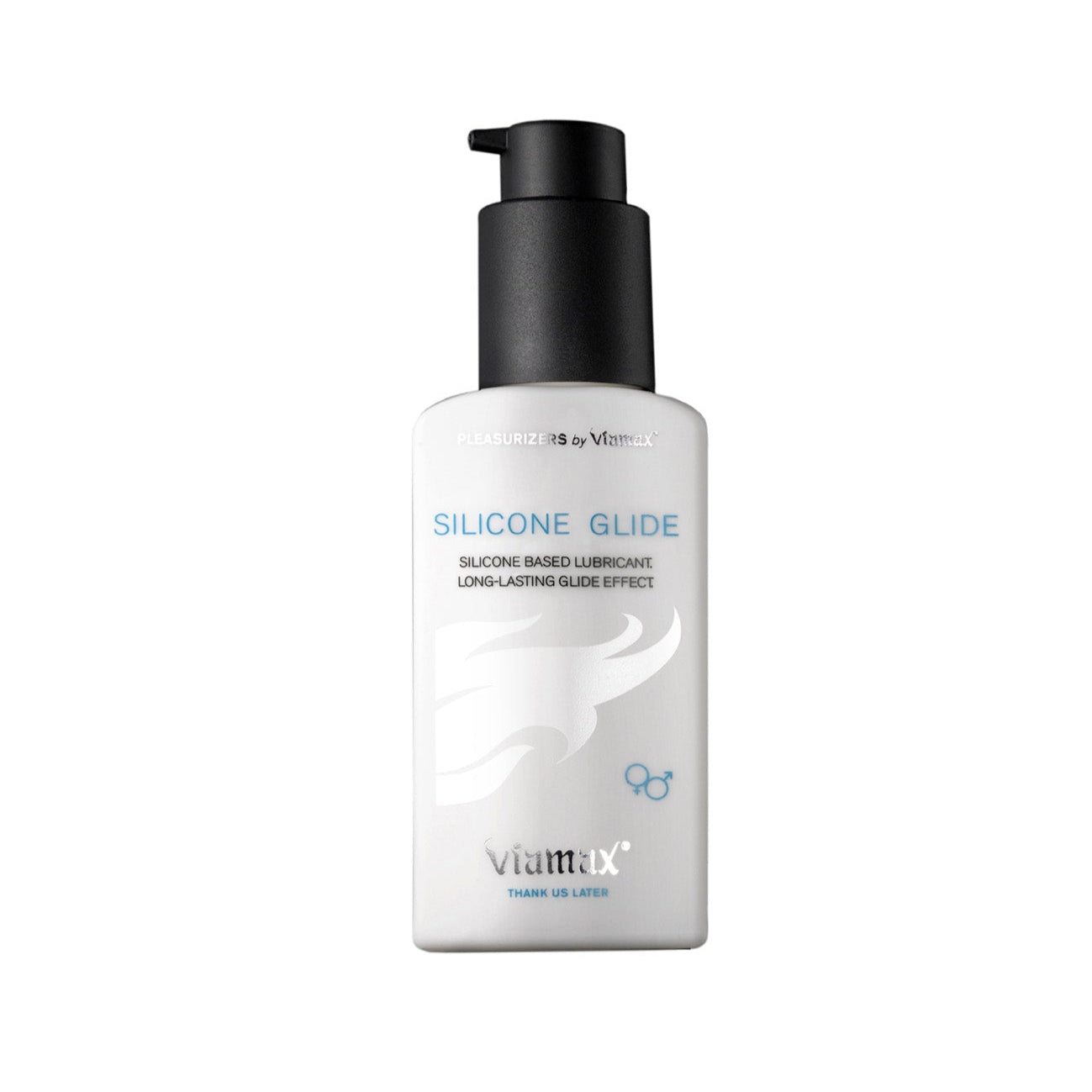Bottle of Viamax Silicone Glide – long-lasting personal lubricant developed in Sweden
