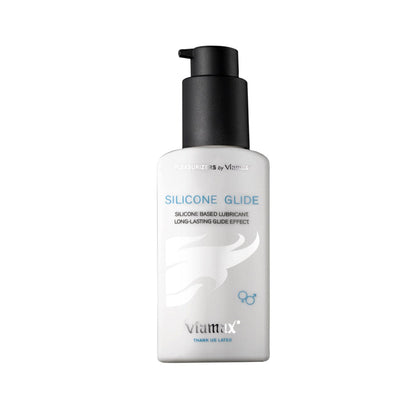 Bottle of Viamax Silicone Glide – long-lasting personal lubricant developed in Sweden